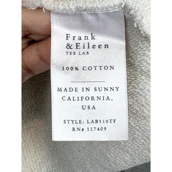 Frank And Eileen Popover Henley Light Grey Size Small - Picture 9 of 10